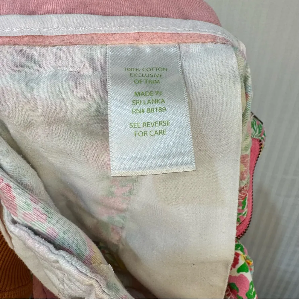 Lilly Pulitzer Whitney Pants Spring Floral Print Women Size 4 Coastal Resortwear - Image 6