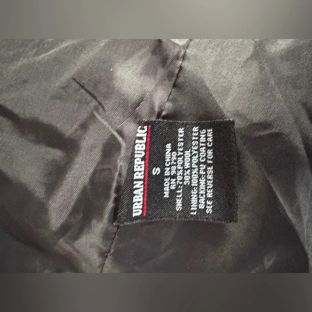 Urban Republic plaid tweed jacket size small - Image 7