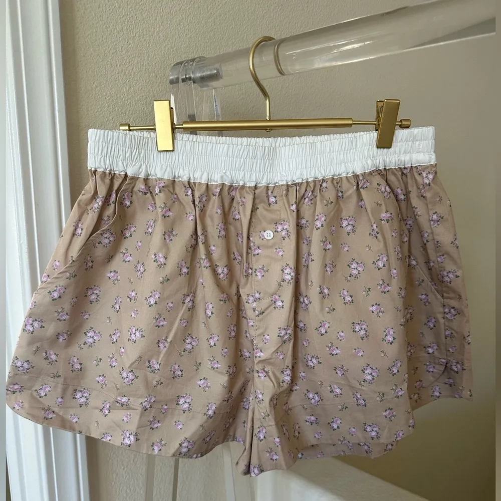 For Love And Lemons TAMREN BOXER SHORT TAN - Image 6