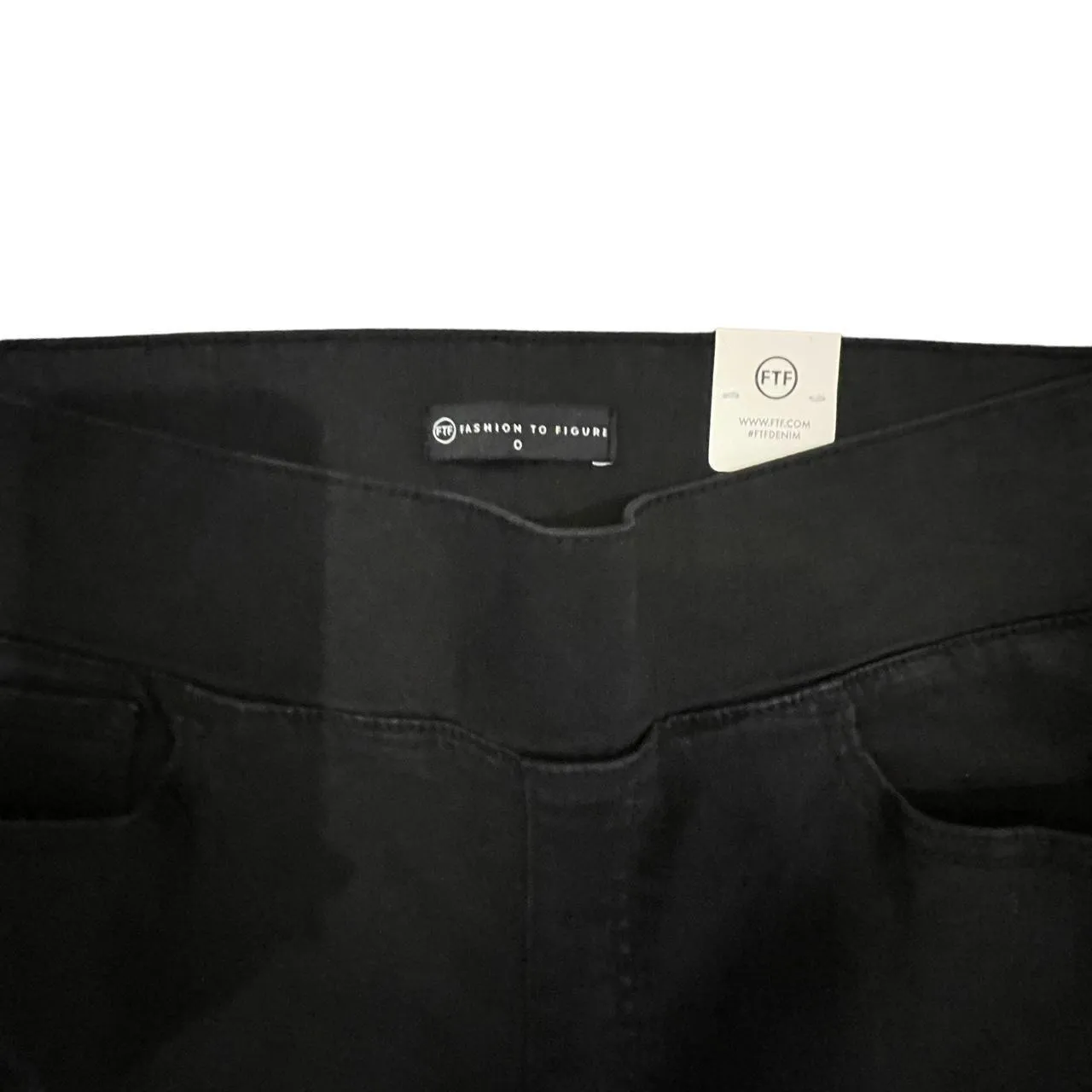 Fashion to figure  Black High Rise Destructed Jeggings - Image 3