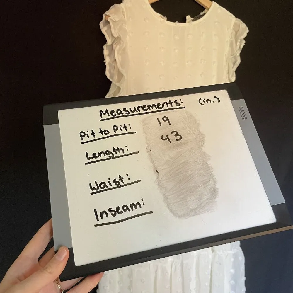 Love X Design White Sleeveless Maxi Dress Medium women's bridal shower prairie - Image 6