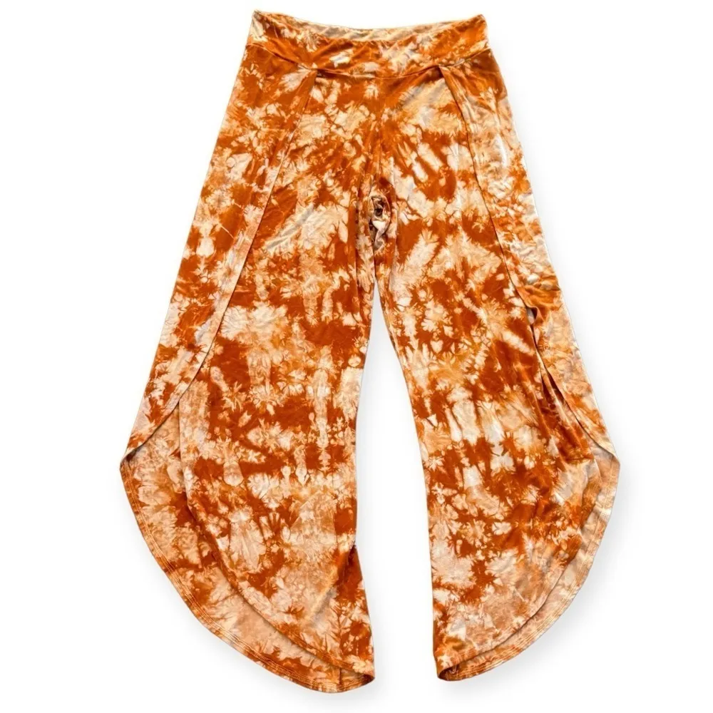 JALA Bhakti Yoga Wide Leg Pant Rust Dye Size XL NEW Orange - Image 2
