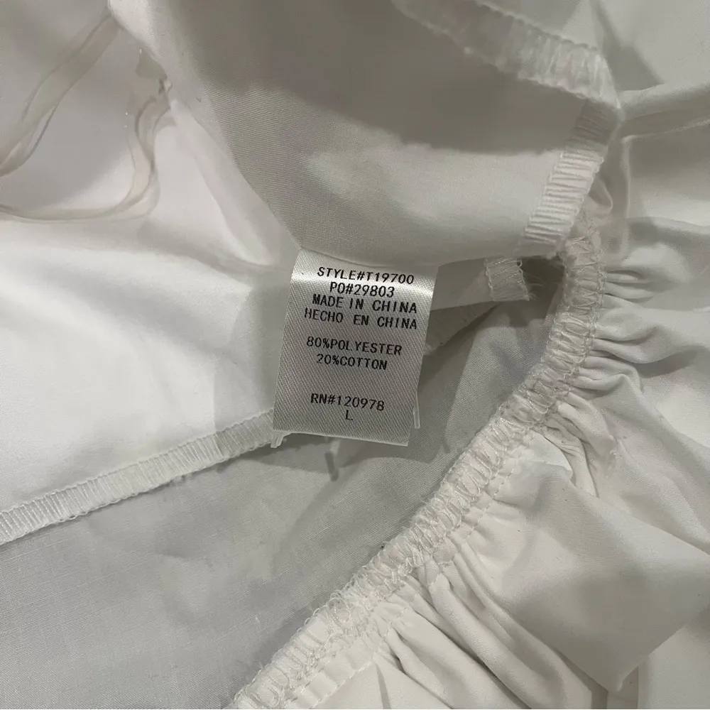 NWT,  Entro Sleeveless Ruffle Hem Crop Top, Sz L - Image 10