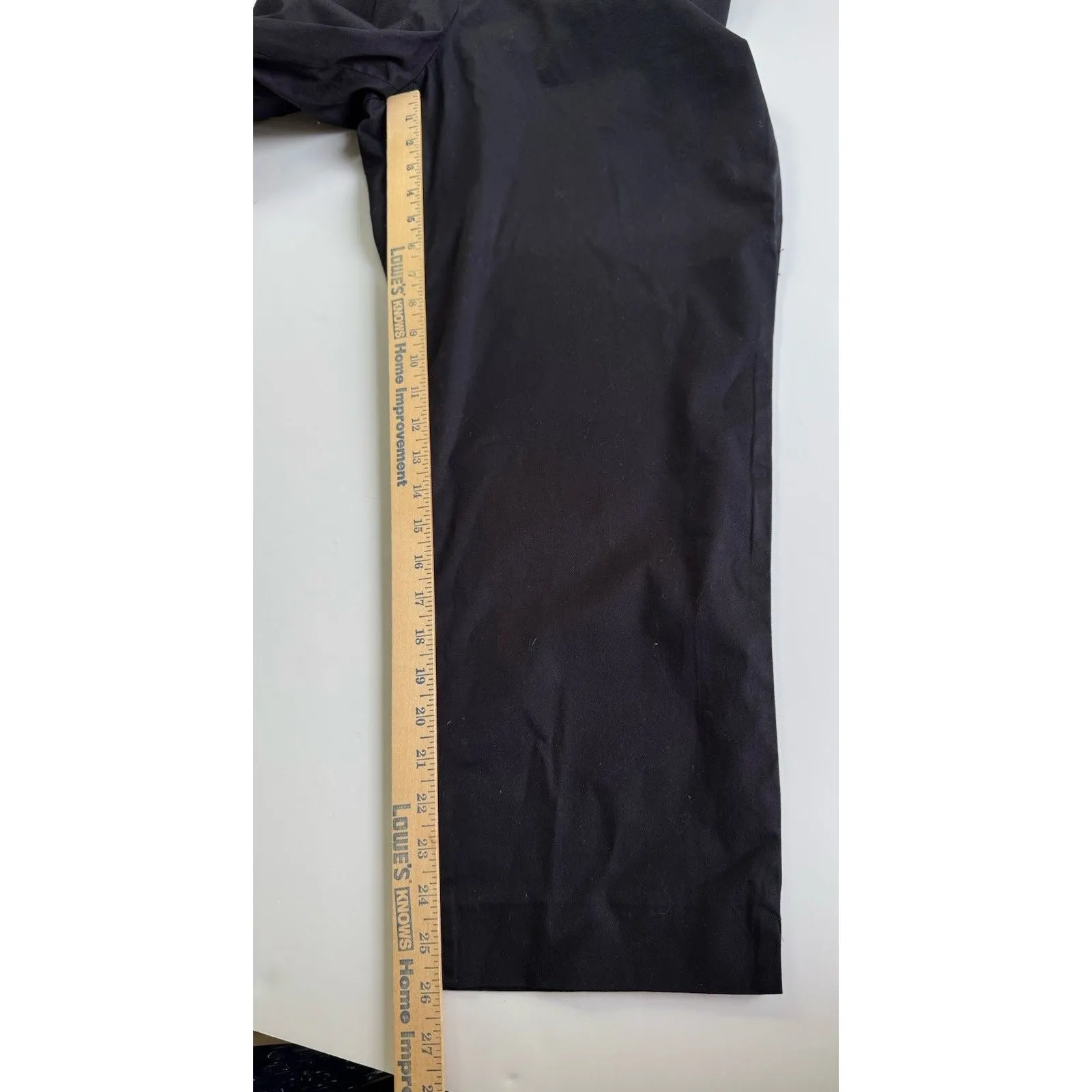 Talbots Women's Pants Black Size 18 The Perfect Crop Cotton Blend Pockets New - Image 7