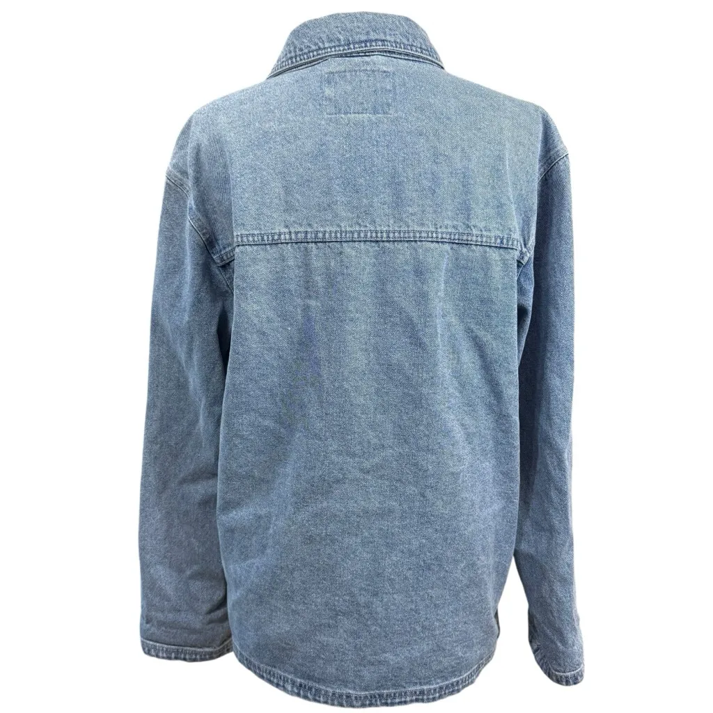 Gianni Bini Denim Jacket Size L Blue - Image 5