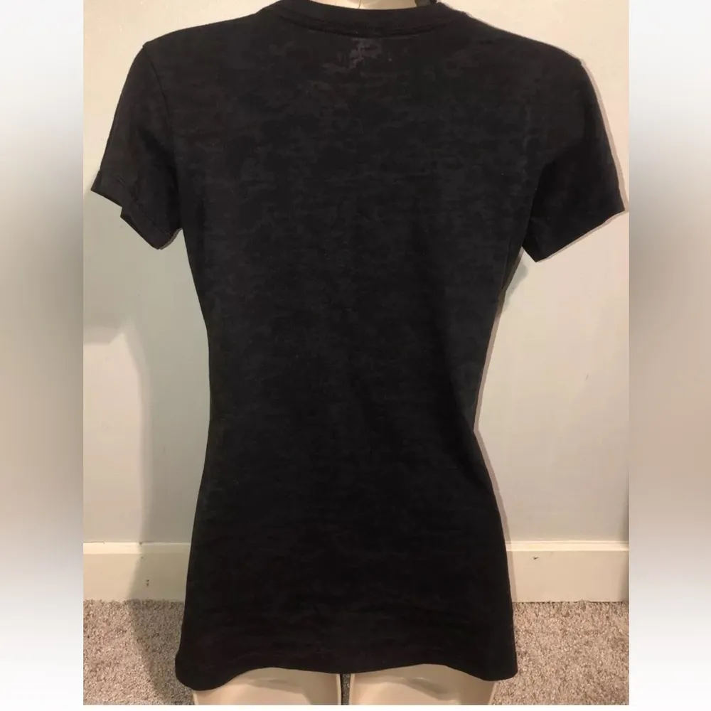 Black vintage 2000 AC/DC black ice shirt Sz Large‎ Burnwash semi sheer - Image 5