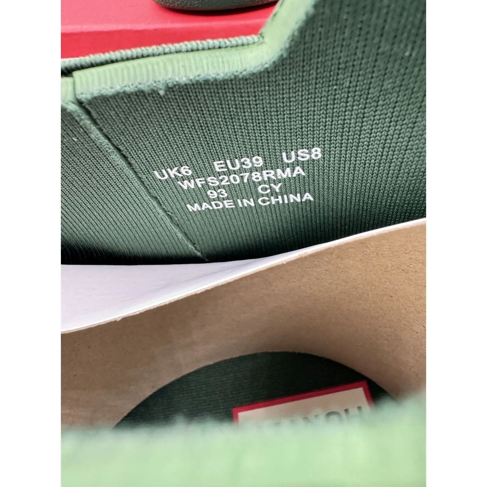 Hunter Original Chelsea Women's Waterproof Ankle Rain Boots, Green Size 8 NEW - Image 12