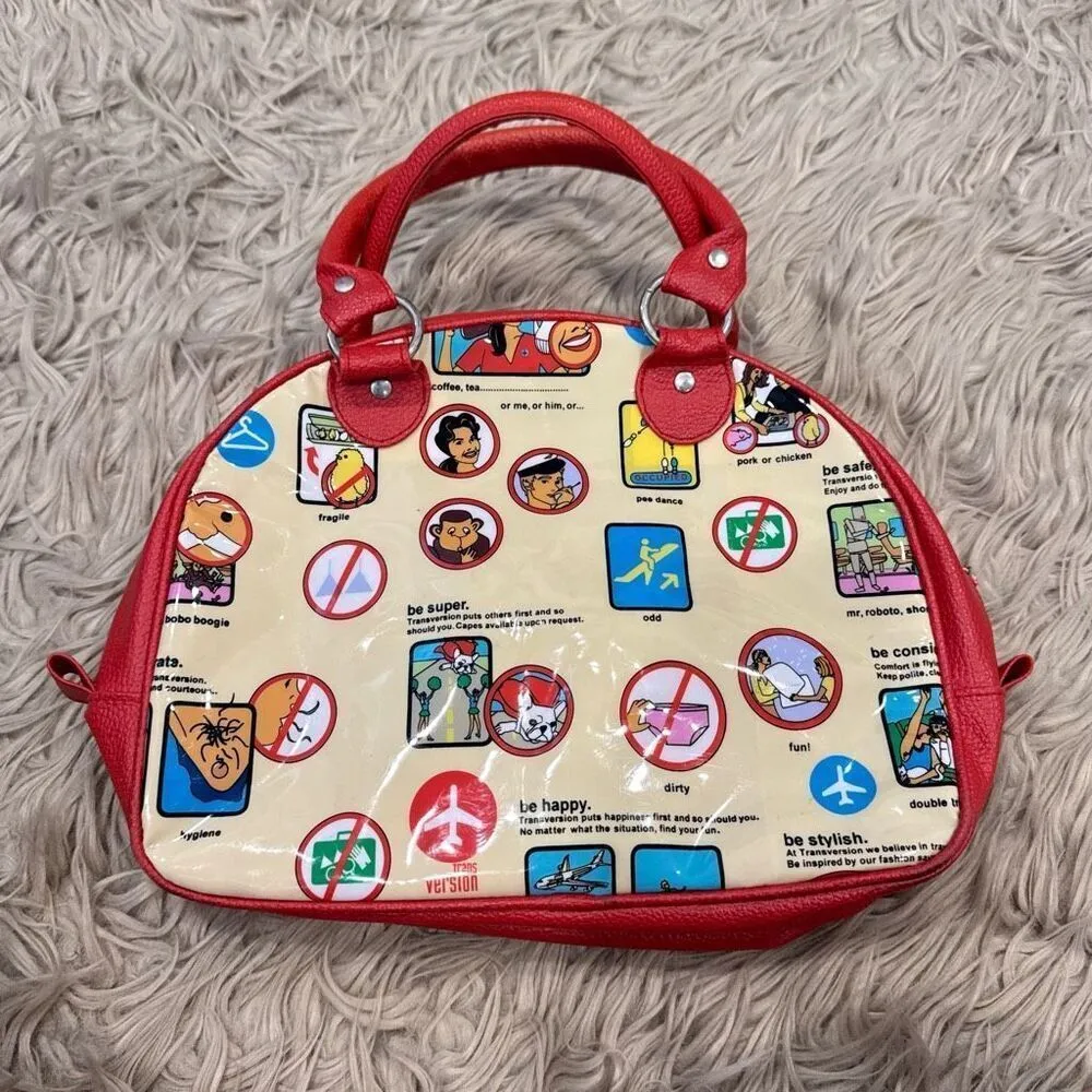 TransVersion Funky Funny Plastic Purse Red - Image 7