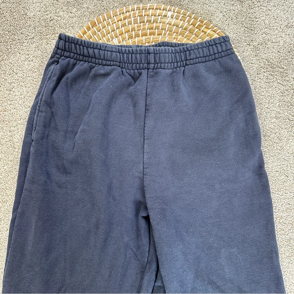 Uniqlo Women’s Washed Jersey Jogger Pants Pull On Loungewear in Navy Size S - Image 4