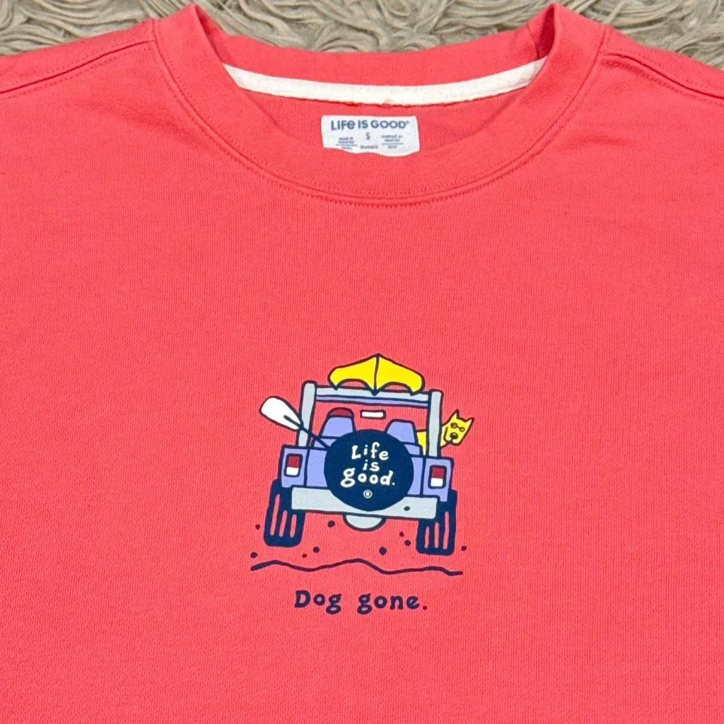 Life is Good  Dog Gone sweatshirt size small - Image 2