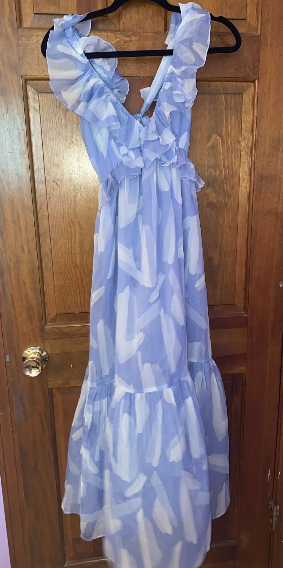 abercrombie drama ruffle maxi dress loverlygrey on LTK