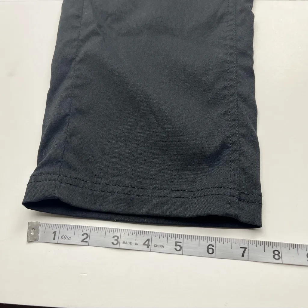 PrAna Women's Halle Pant Straight Size 12 W4119RG23 Coal Black Grey Gray Roll Up - Image 10