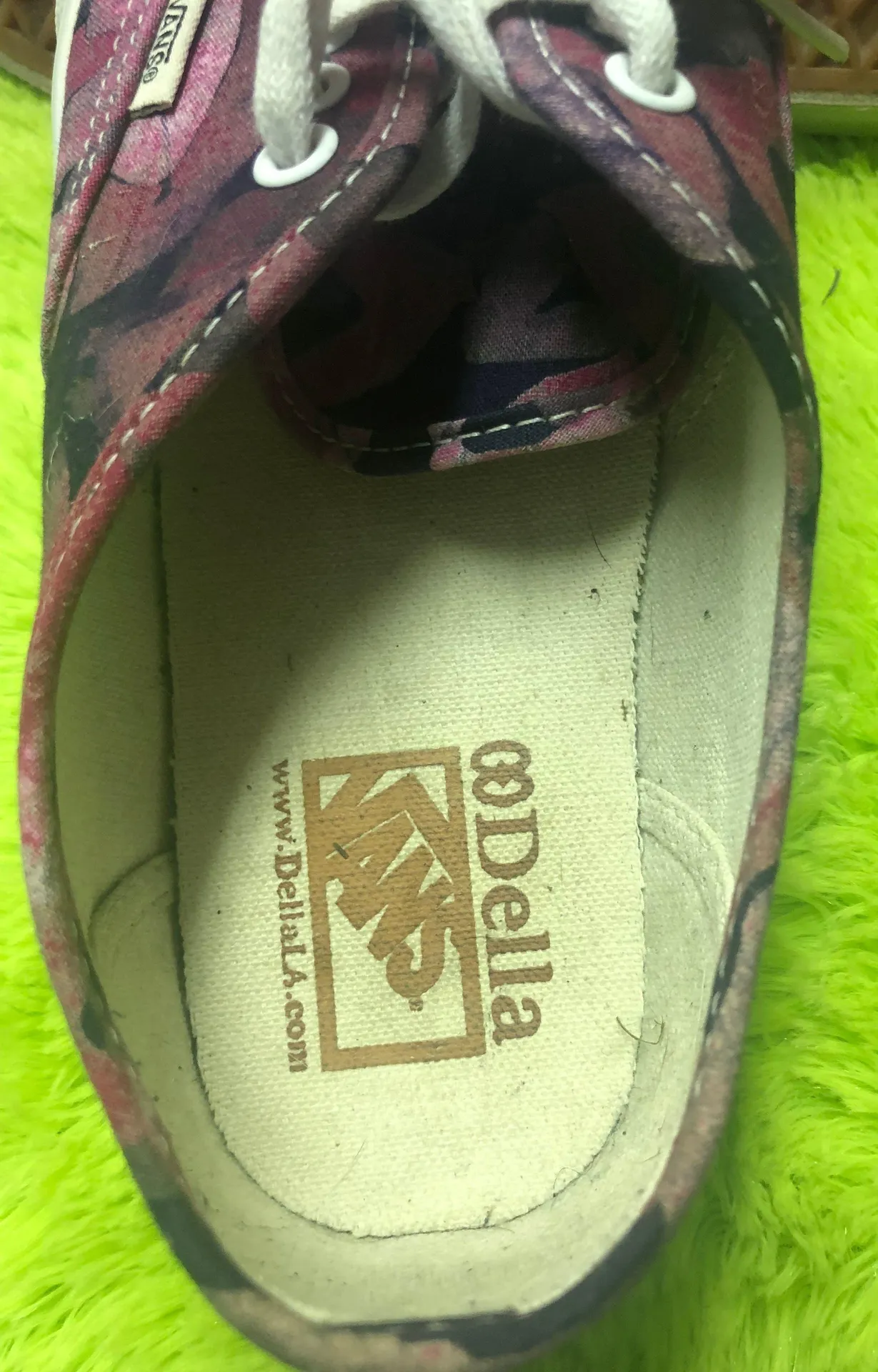 Vans Della Batik/Pink  Shoes - Image 6