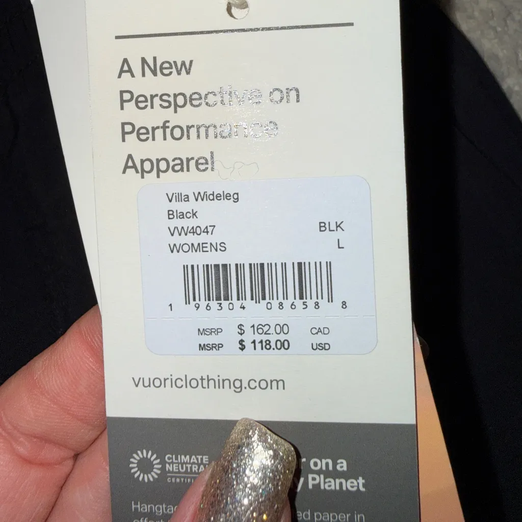 NWT Vuori Villa Wideleg Pant Size L - Image 5