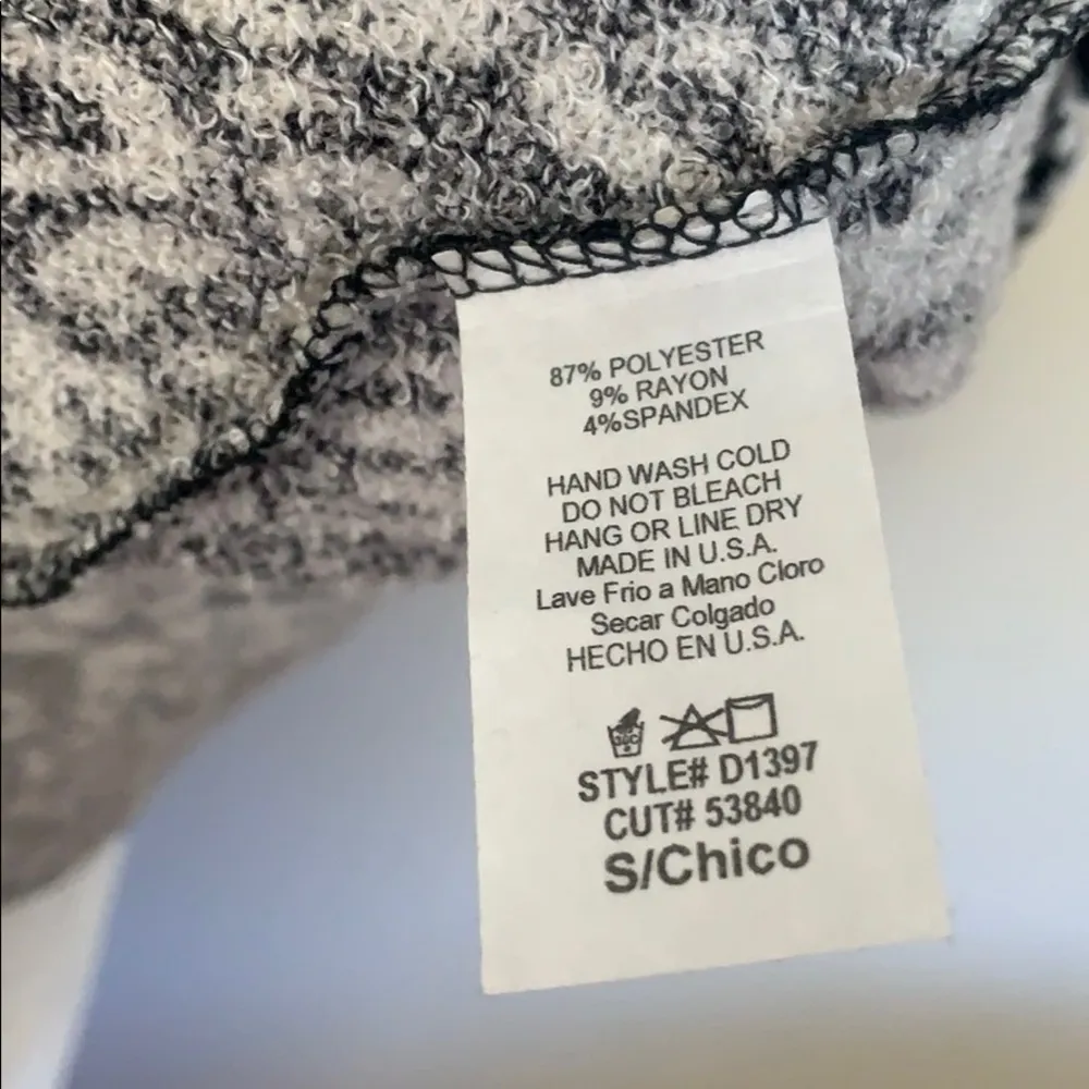 mts boutique • leopard print long sleeve mini dress Black - Image 9