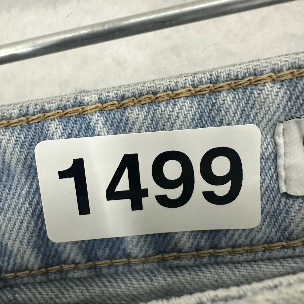 High Waist Straight Leg Light Wash Jeans Womens 4 - Image 10