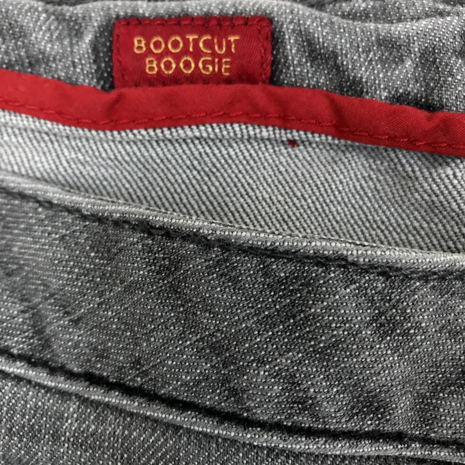 SASSON Jeans VTG Women 16 Bootcut Boogie Grey Embroidery Retro Boho Y2K Grunge Gray - Image 8