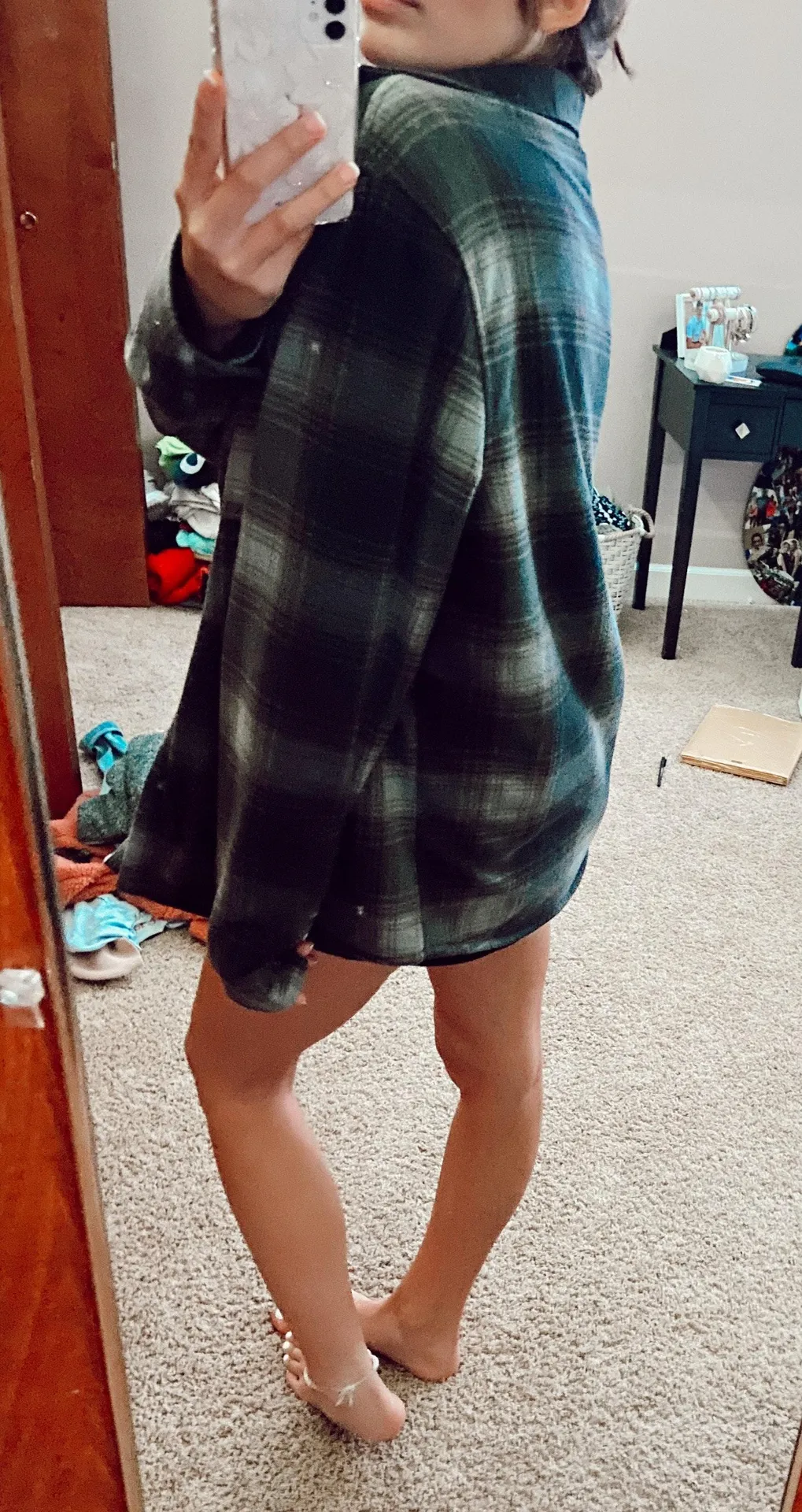 Flannel Fuzzy Jacket Multiple Size L - Image 3