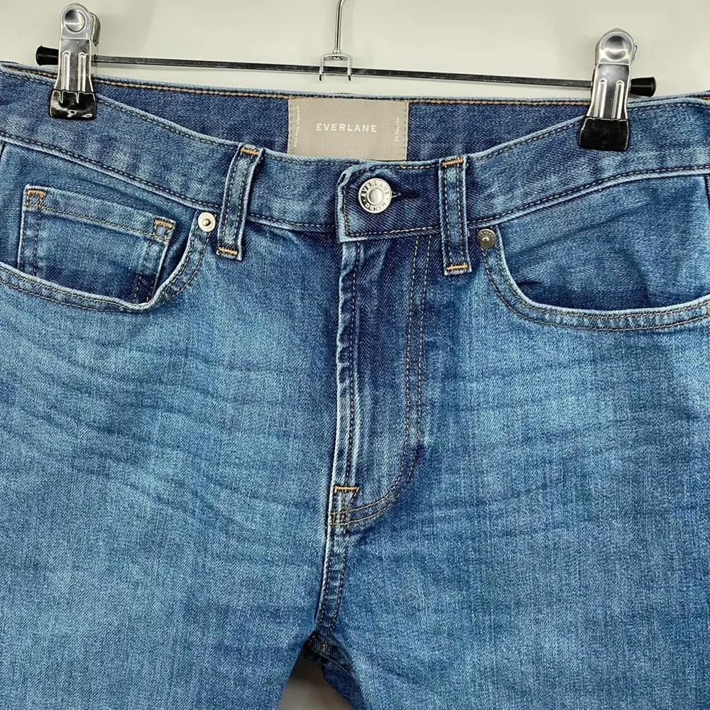 Everlane Mid Rise Medium Wash Denim Slim Fit Boyfriend Jeans Size 25 Regular - Image 6