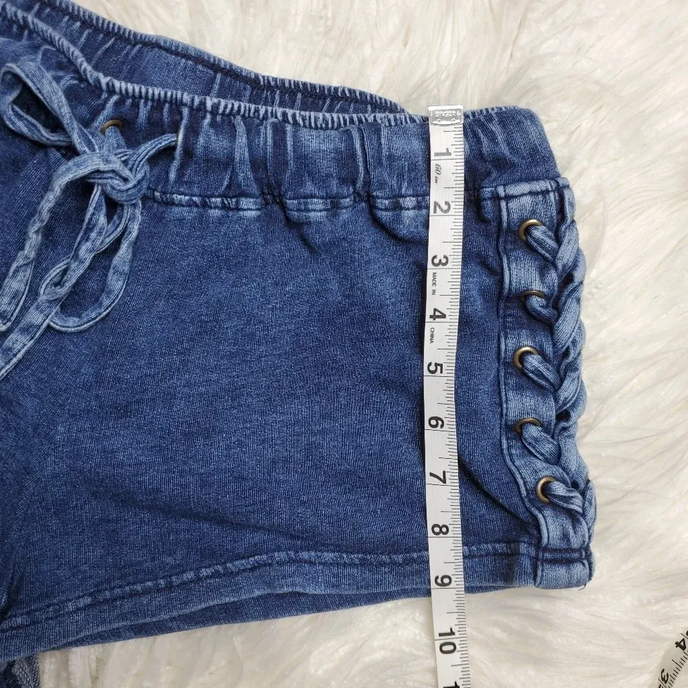 Vanilla Star Blue Lace Shorts - Image 6