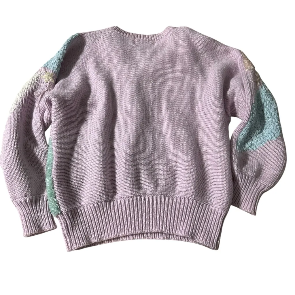 Jaclyn Smith Lavender and Mint Women's Sweater - Image 2