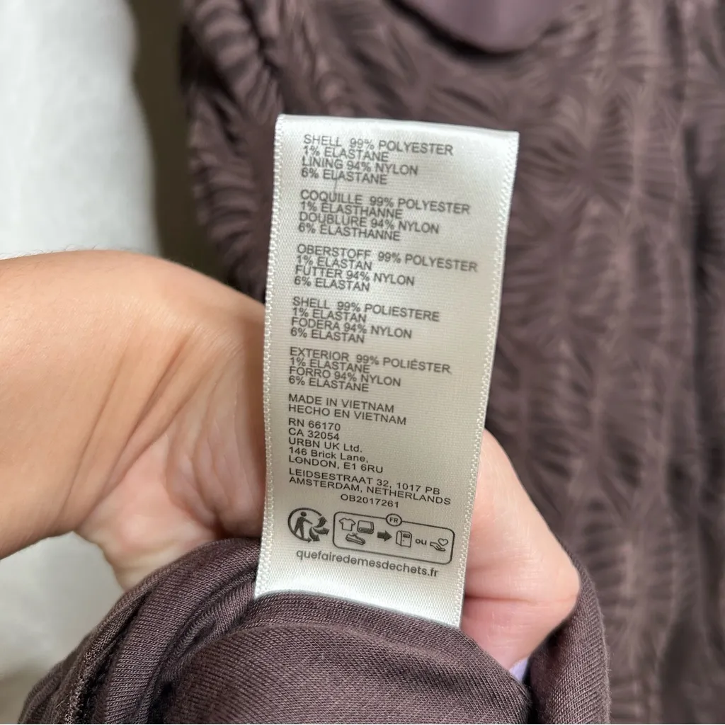 NWT Free People Paulie Mini Dress in Hot Fudge large - Image 12