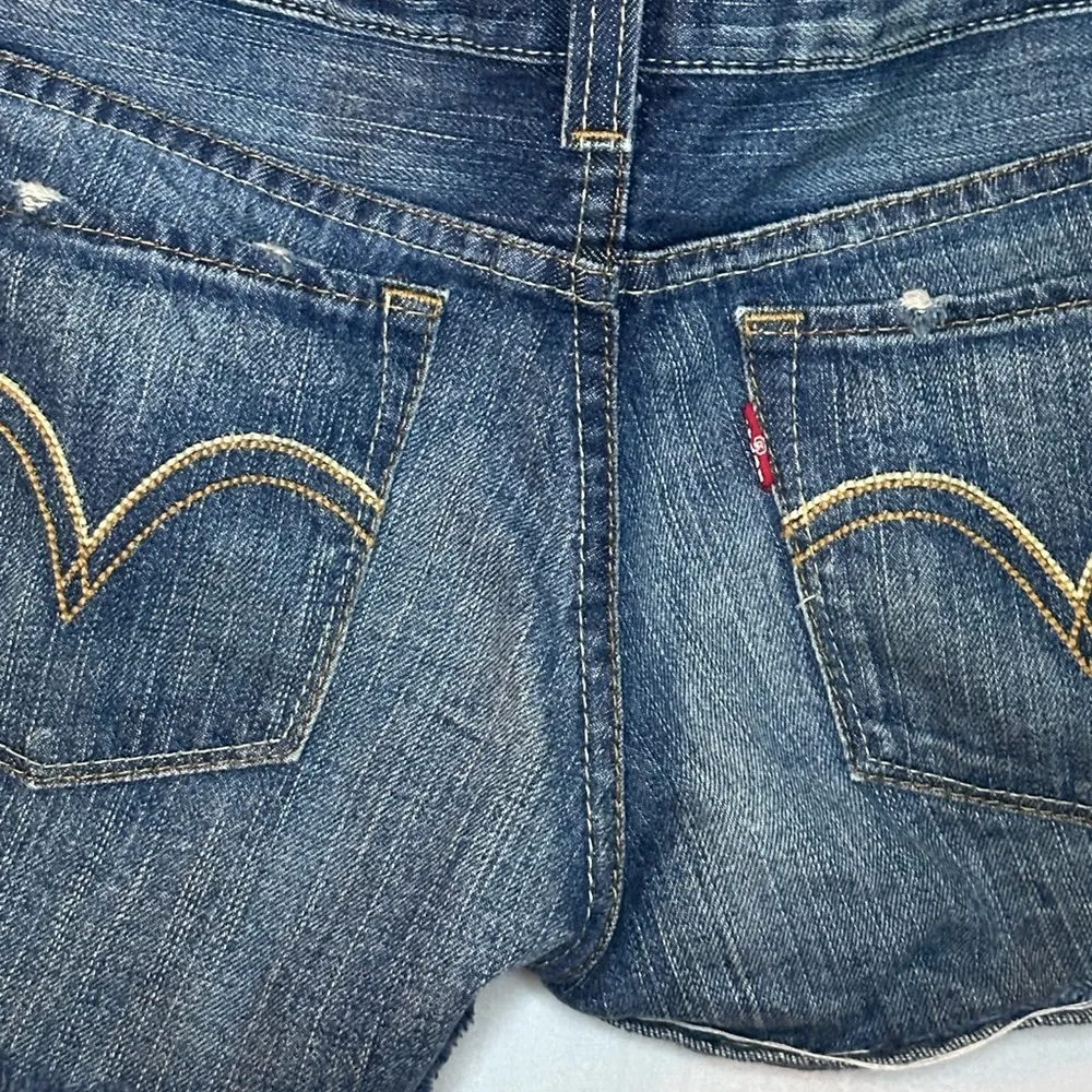 Levis jeans womens size 7 blue jeans 100% cotton denim - Image 3