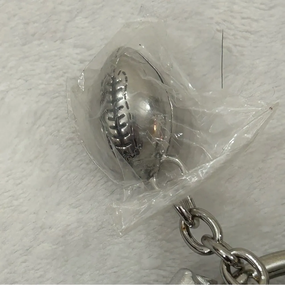 ProFANity By LittleEarth NCAA Auburn Tigers Football Luxe Hobo Bag Purse Charms - Image 4