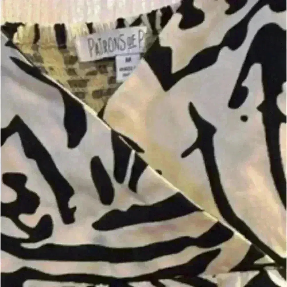 Patrons of Peace Women's M Black & cream Sleeveless Knee Length Dress - Image 8