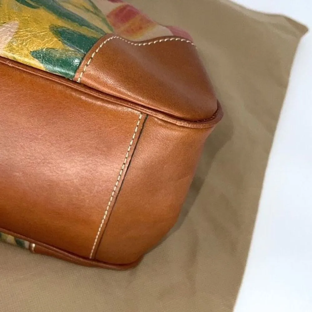 Patricia‎ Nash Womens Clairaut Floral Leather Shoulder Bag Multicolor OS - Image 7