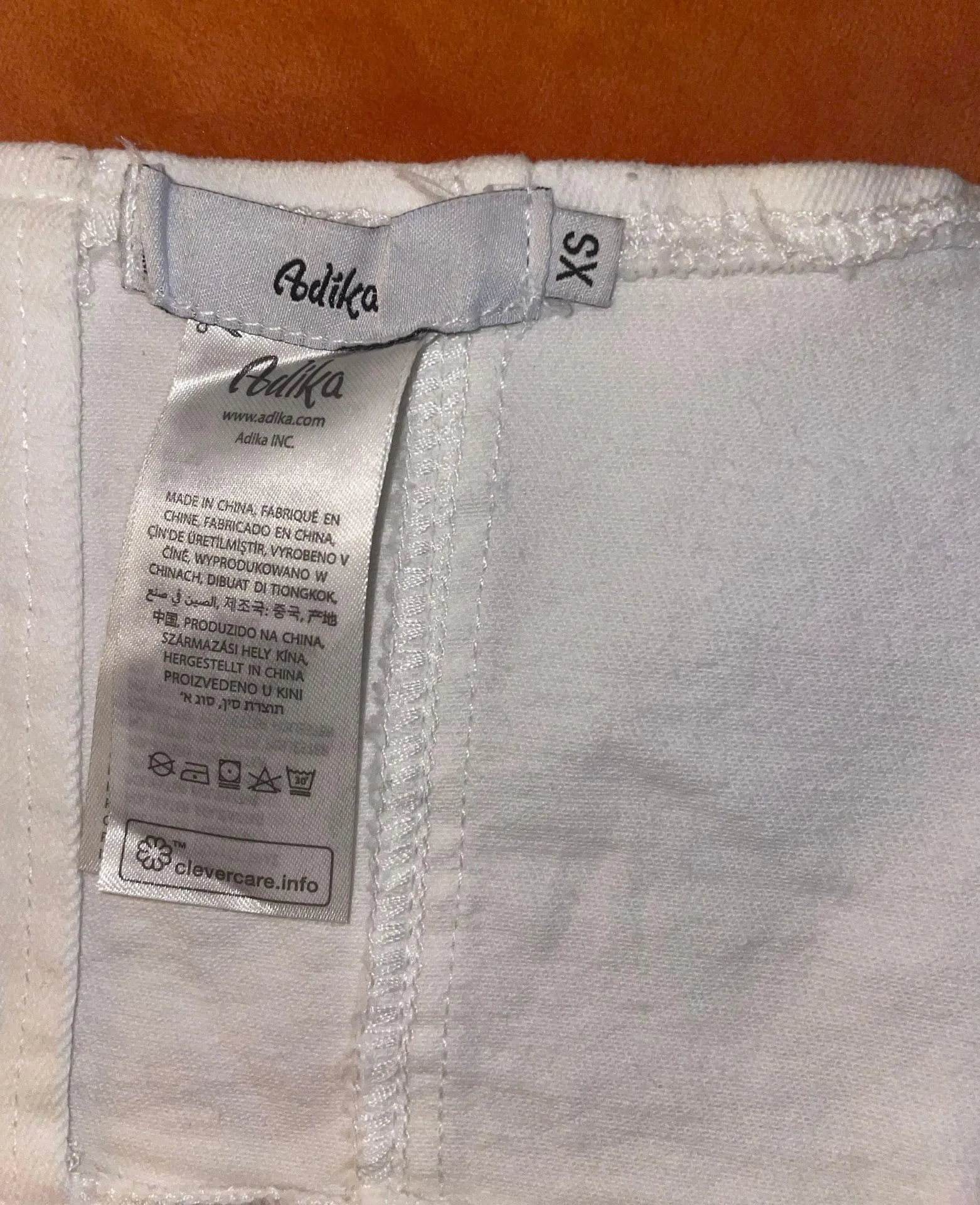 Adika White Denim Corset Top - Image 3