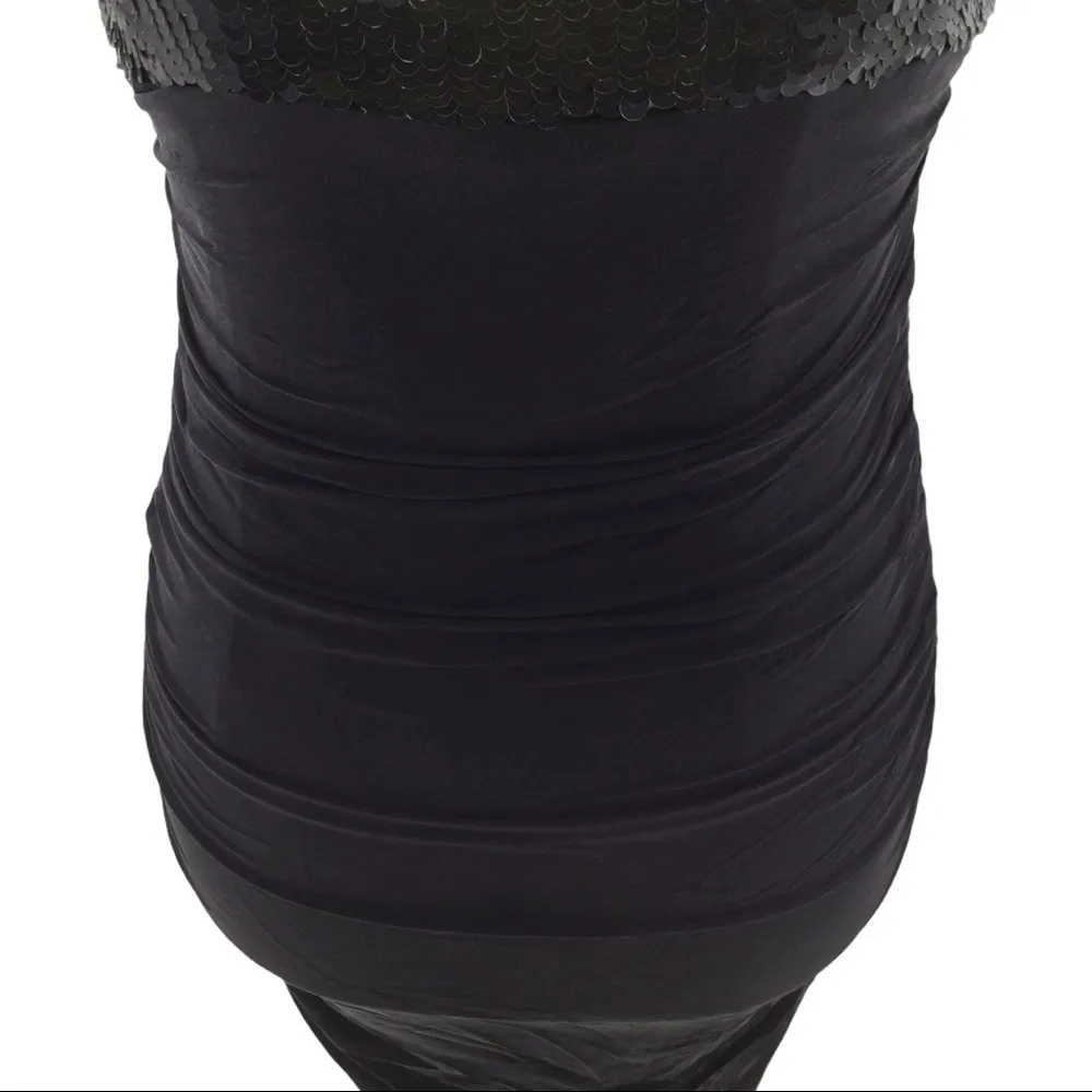 Alice+Olivia silk sequins black Cocktail dress - Image 7