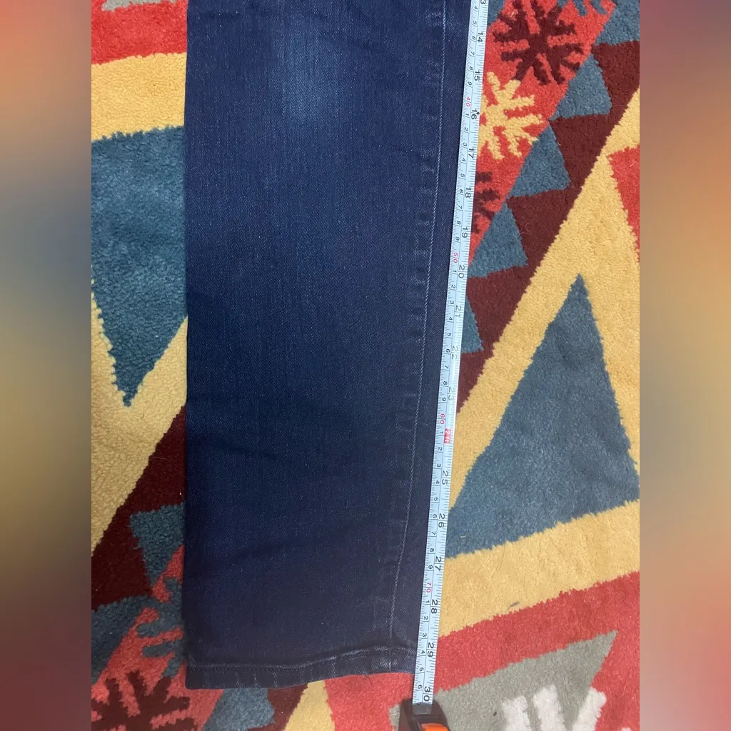 Gap 1969 Women’s Dark Blue Denim Jeans size 25/0 - Image 14