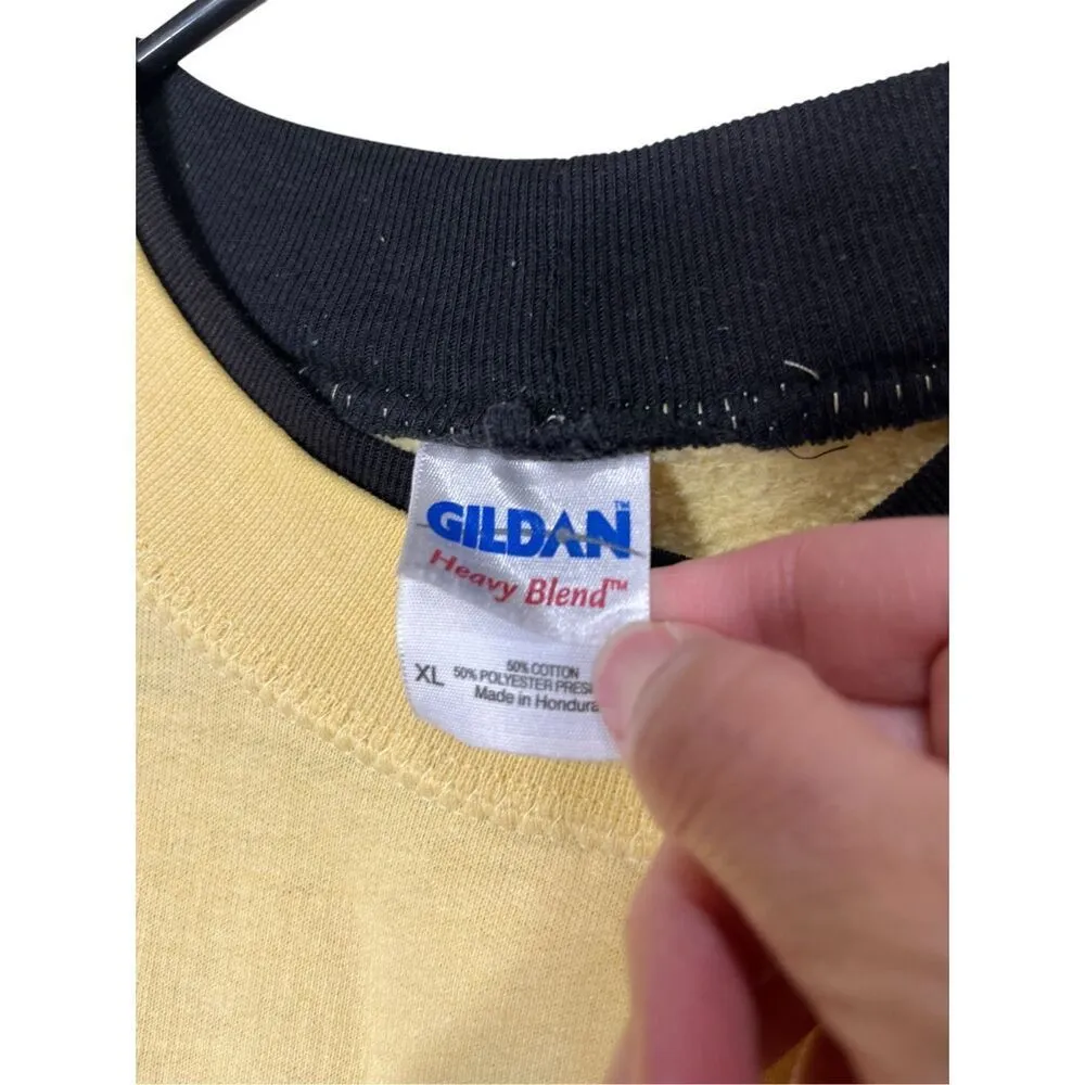 Grandma Cottagecore‎ Butterfly Crewneck Sweatshirt Pullover Size XL Yellow - Image 4