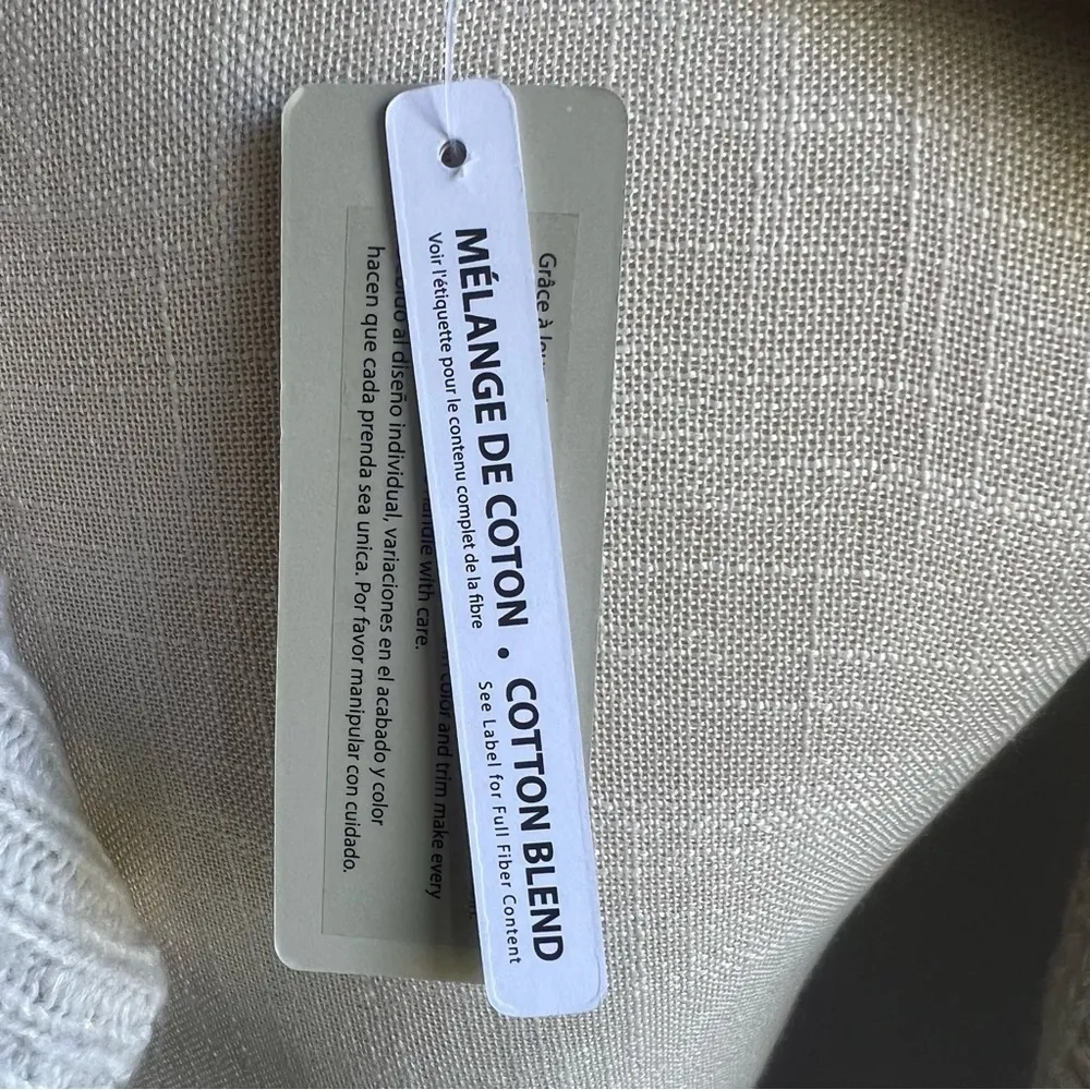 CLOTH by RD Pullover Cowl Neck Silver Cloud Women's Sweater Size Medium - Image 7