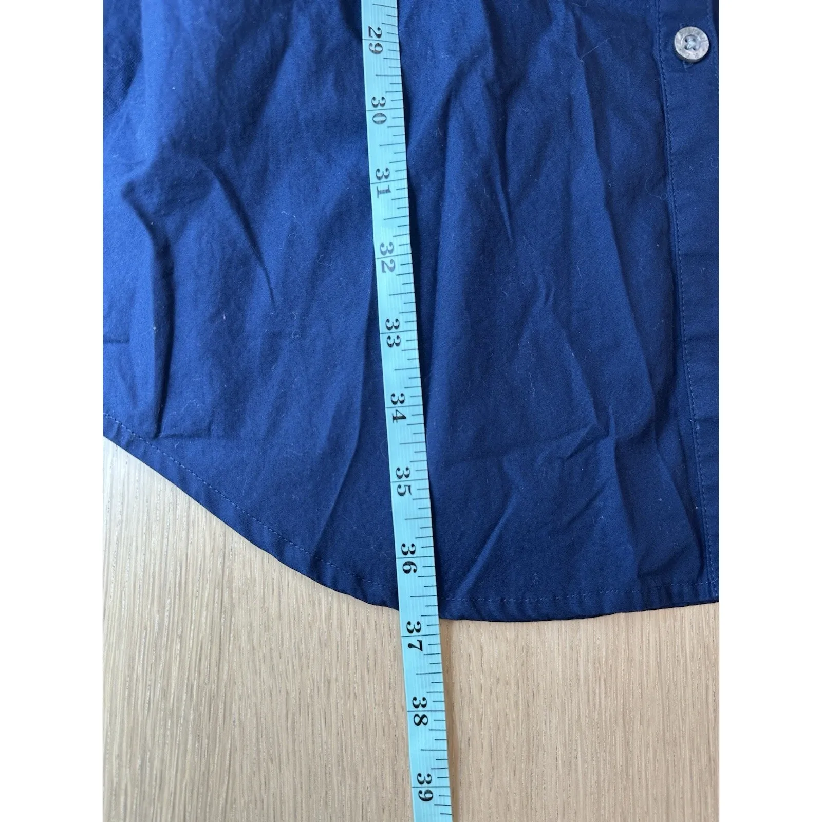 Lauren Ralph Lauren Navy Blue Long Sleeve Belted Shirt Dress Size Small 2017 - Image 3