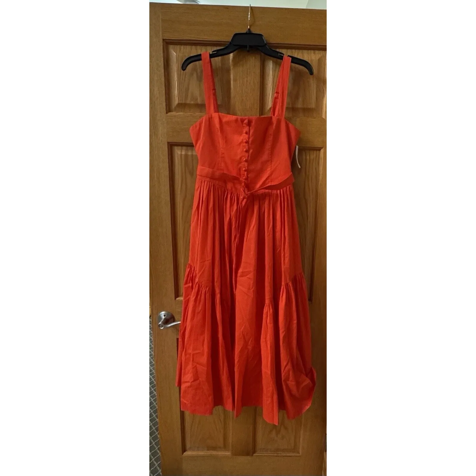 Cinq à Sept Amber Women’s Dress COLOR: Deep Tangelo size 6 MSRP $445.00 - Image 3