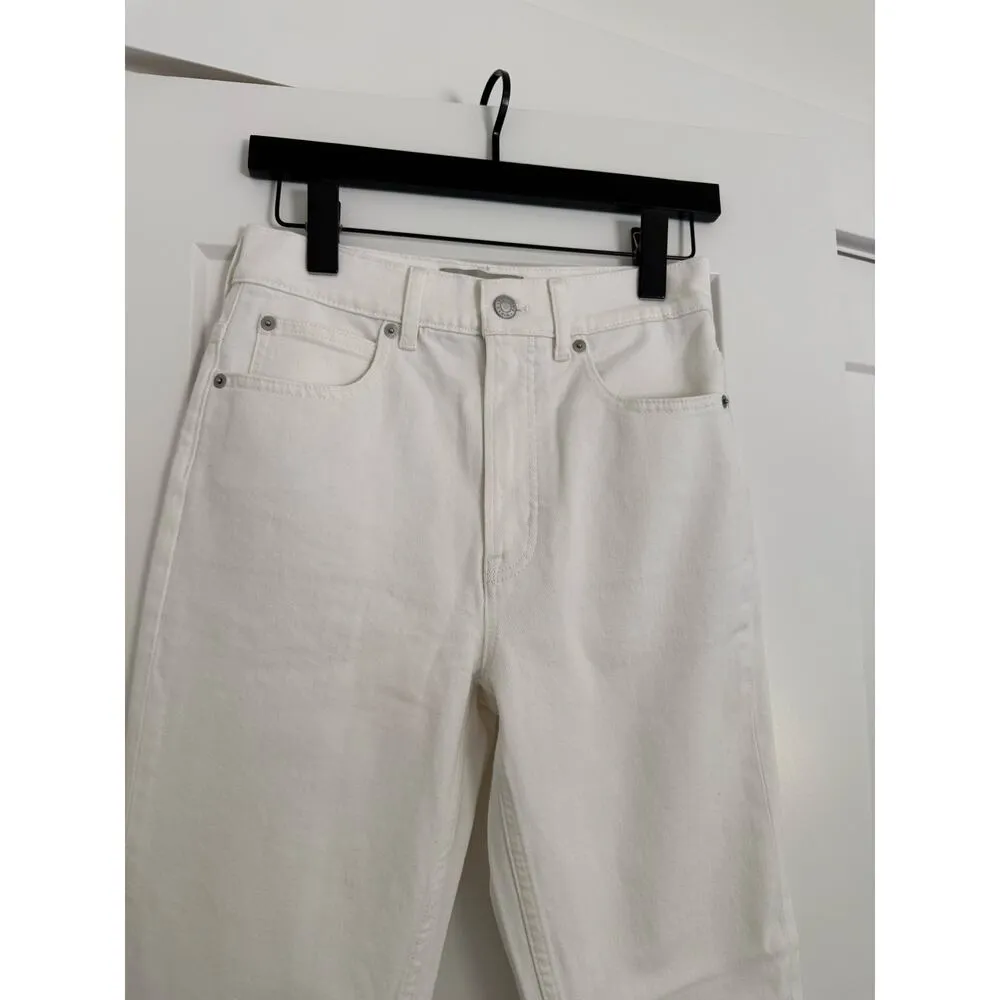 $118 New Everlane The Way High Slim Jeans in White - 26S - Image 5