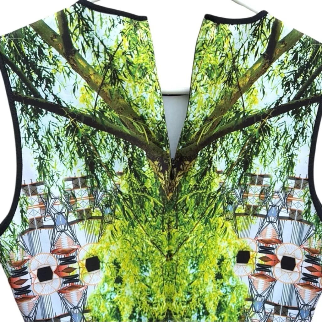 EUC Clover Canyon Huntington Gardens
Scuba Sheath Dress Size Large - Image 9