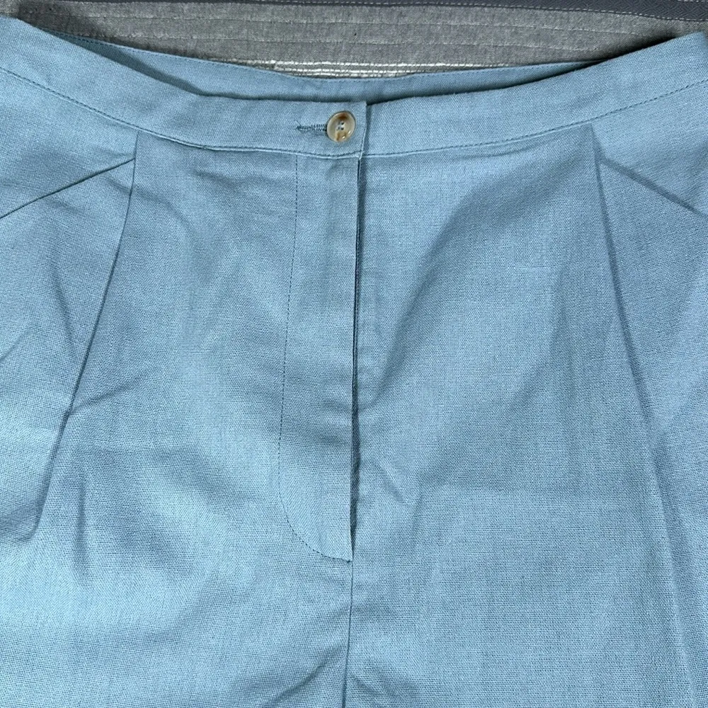 Women's Windsor Blue Casual Pocket High Rise Loose Fit Shorts Size Med EUC #6408 - Image 4