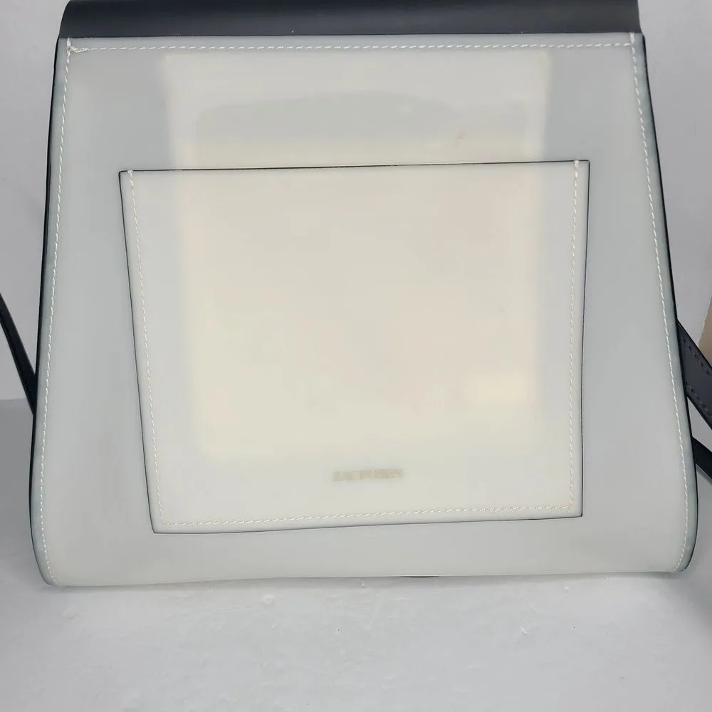 Zac Posen EARTHA Translucent PVC Jelly Satchel Shoulder Bag Multicolor - Image 6