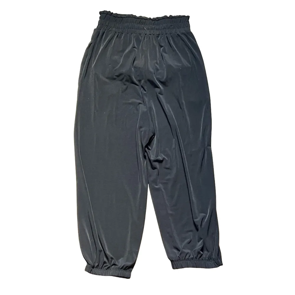 Guess Stretchy Black Drawstring Pants - Image 2