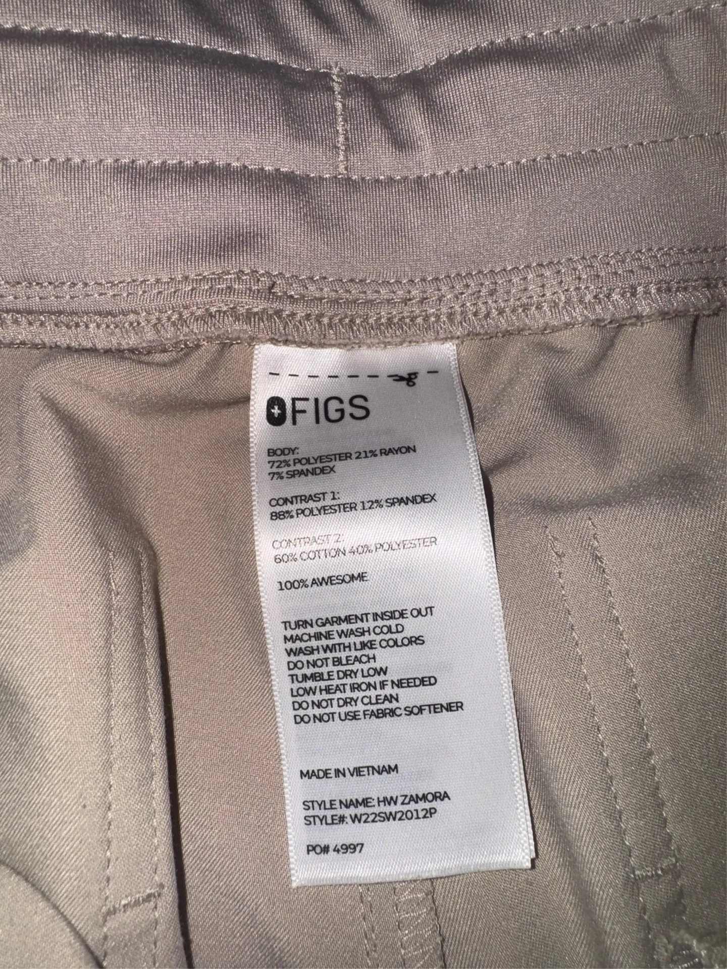 FIGS Boulder Zamora High Waisted Petite Jogger Scrubs - Image 4