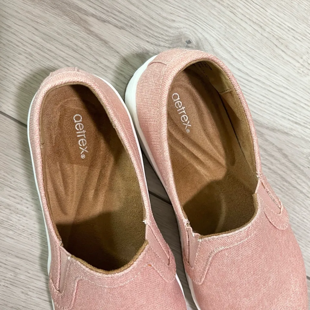 Aetrex Cameron Pink Sparkle Shoes- Size 7 - Image 6