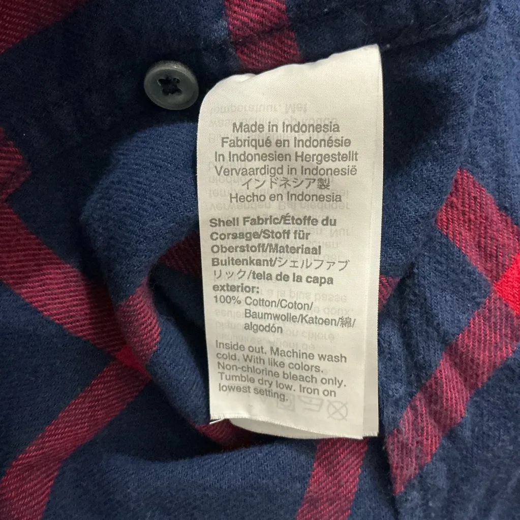 j crew Plaid Button-Up women’s Shirt Sz 6 - Image 4