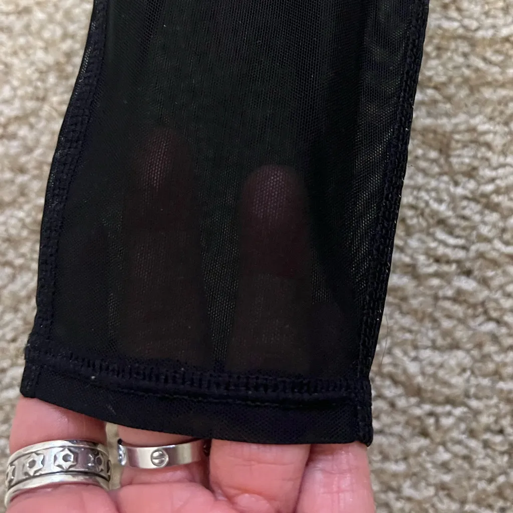 Alo yoga‎ Shiela legging mesh and faux leather XS - Image 4