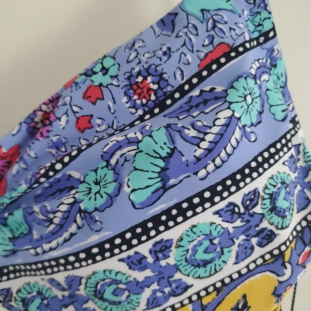 Nanette Leopore Swim Multicolored Floral Bikini Top NWT - Image 4