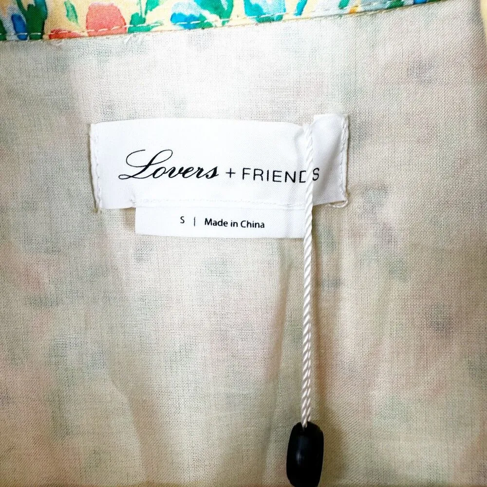 NEW Lovers + Friends Revolve Aja Mini Dress in Summer Field Floral Size Small - Image 8