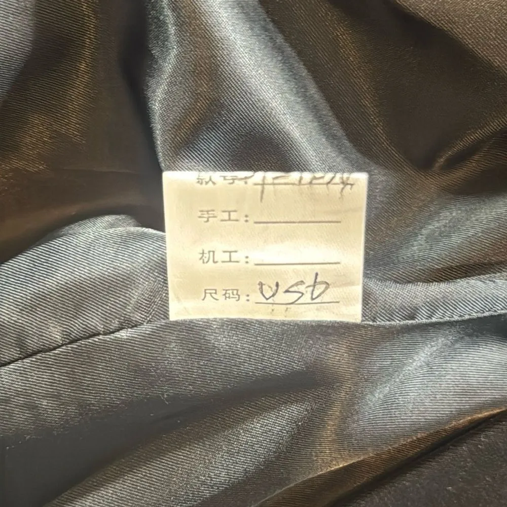 Women’s Black Slim Fit 3 Piece Formal Tuxedo Pant Suit Peak Lapel Size 6 NEW - Image 15