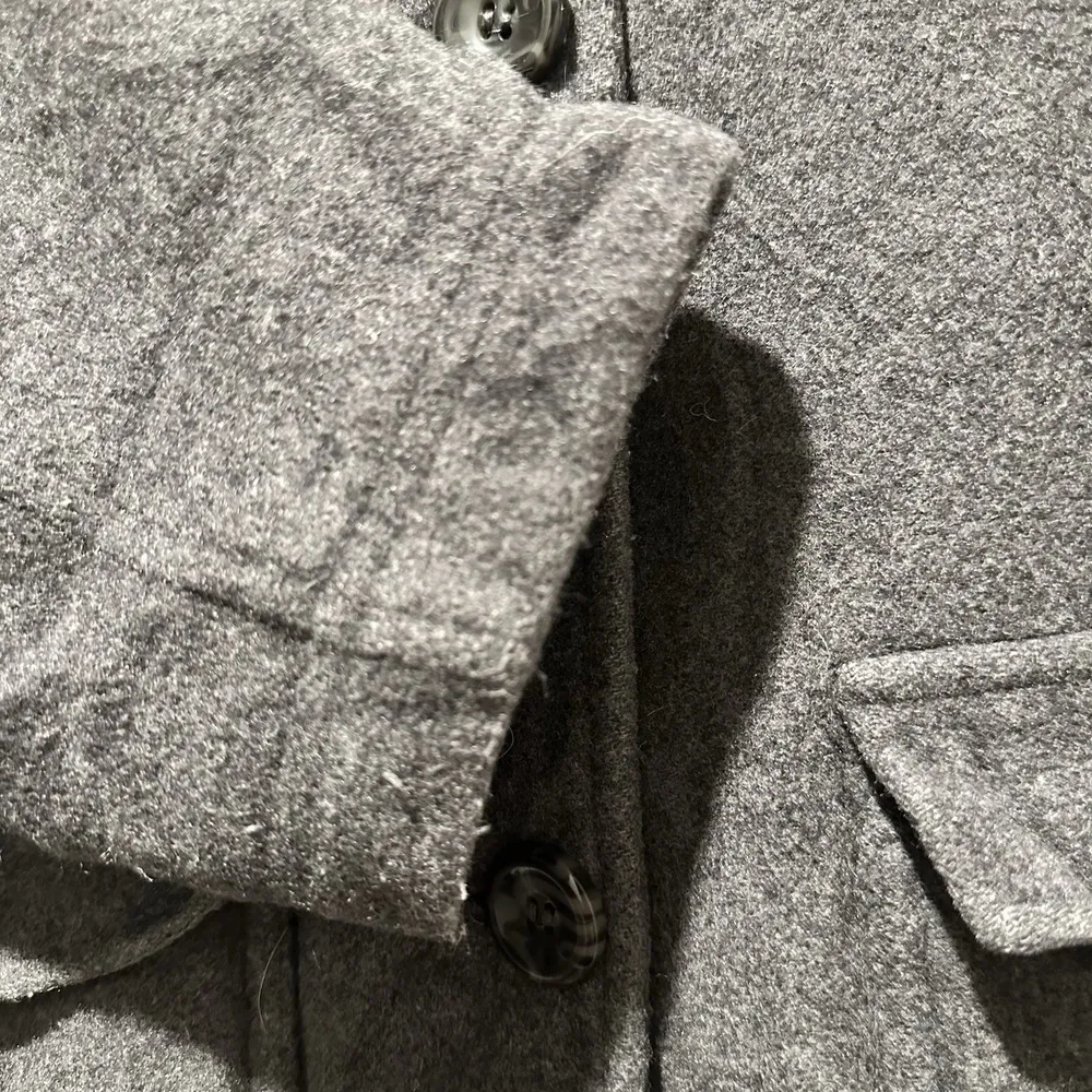 LL Bean Vintage Women's Wool Jacket Large Regular Thinsulate 3M Gray - Image 5